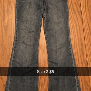 Jeans, coats, swim suit, shorts